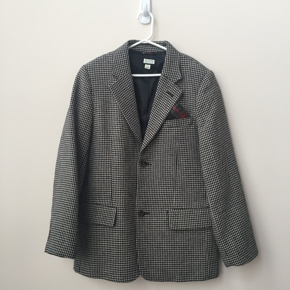 Boy's Houndstooth Holiday Blazer Size 12 - Picture 1 of 3